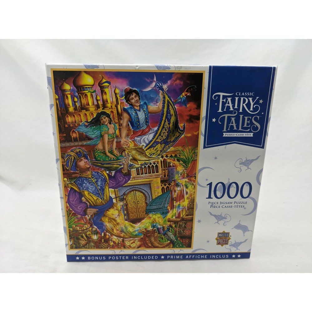 Classic Fairy Tales Aladdin 1000 Pc Jigsaw Puzzle Masterpieces Inc‎ New